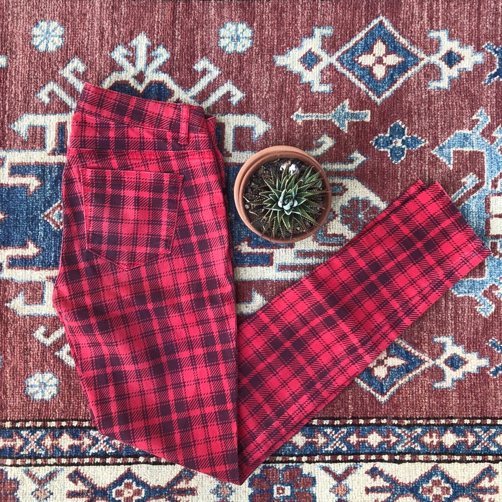 Rad Plaid Skinnies